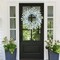 White Summer Wreath 24 Inch Artificial Summer Wreaths for Front Door Summer Floral Wreath with White Flowers Berries for Wall Porch Farmhouse Summertime Holidays